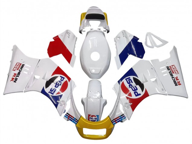 1984-1987 White Red Blue Yellow Motul Michelin Pepsi Suzuki RG400 RG500 RG400/500 Motorcycle Fairings Canada