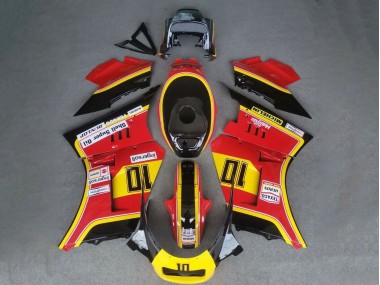 1984-1987 Red Yellow Black 10 Suzuki RG400 RG500 RG400/500 Motorcycle Fairings Canada
