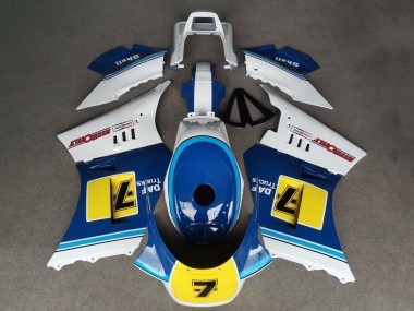 1984-1987 White Blue Yellow 7 Suzuki RG400 RG500 RG400/500 Motorcycle Fairings Canada