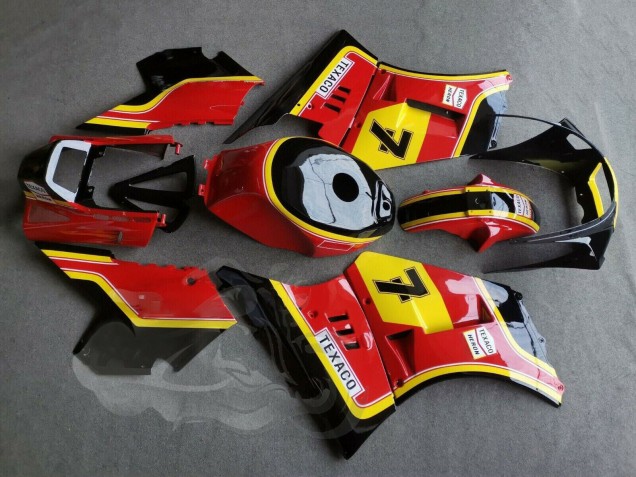 1984-1987 Red Yellow Black 7 Suzuki RG400 RG500 RG400/500 Motorcycle Fairings Canada