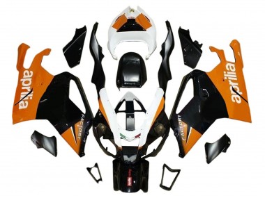 2003-2006 Black Orange White Aprilia RSV1000 Motorcycle Fairings Canada