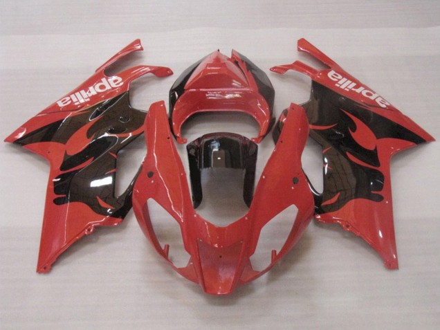 2003-2006 Red Glossy Black Aprilia RSV1000 Motorcycle Fairings Canada