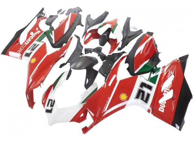 2020-2024 White Red Green Matte Black Corse 21 Ducati Panigale V2 Motorcycle Fairings Canada