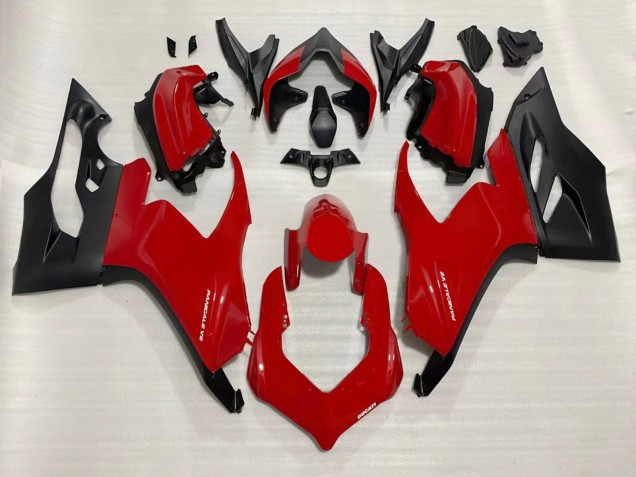 2020-2024 Red Matte Black Ducati Panigale V2 Motorcycle Fairings Canada