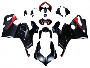 2020-2021 Glossy Black Red Ducati Panigale V4 V4S Motorcycle Fairings Canada