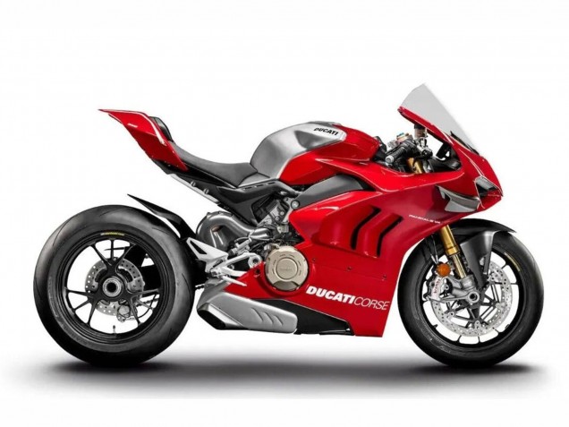 2020-2021 Silver Red Ducati Panigale V4 V4S Motorcycle Fairings Canada