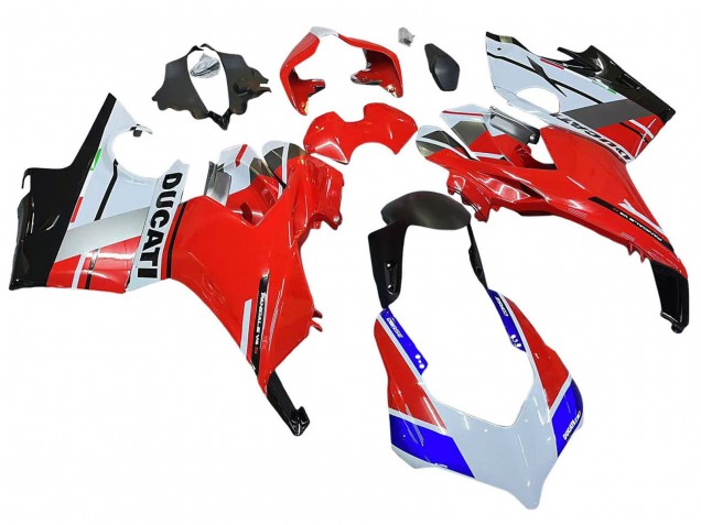 2018-2019 White Silver Red Glossy Black Ducati Panigale V4 V4S Motorcycle Fairings Canada