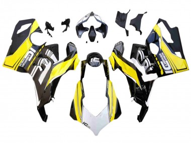 2018-2019 White Yellow Glossy Black Ducati Panigale V4 V4S Motorcycle Fairings Canada