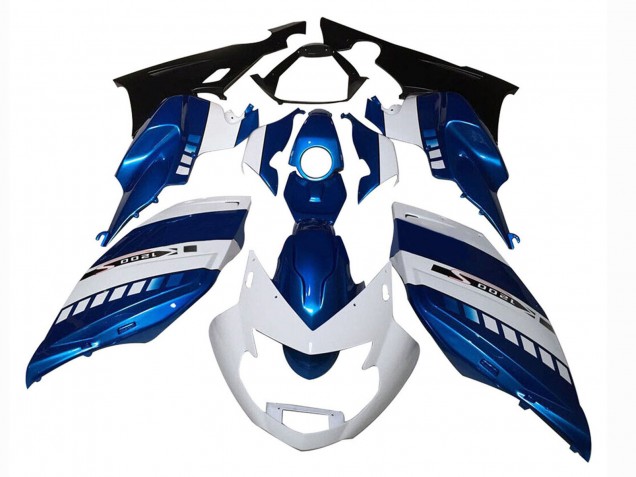 2005-2010 White Blue BMW K1200S Motorcycle Fairings Canada