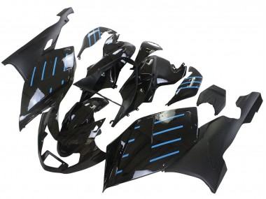 2005-2010 Glossy Black Matte Black Blue Lines BMW K1200S Motorcycle Fairings Canada