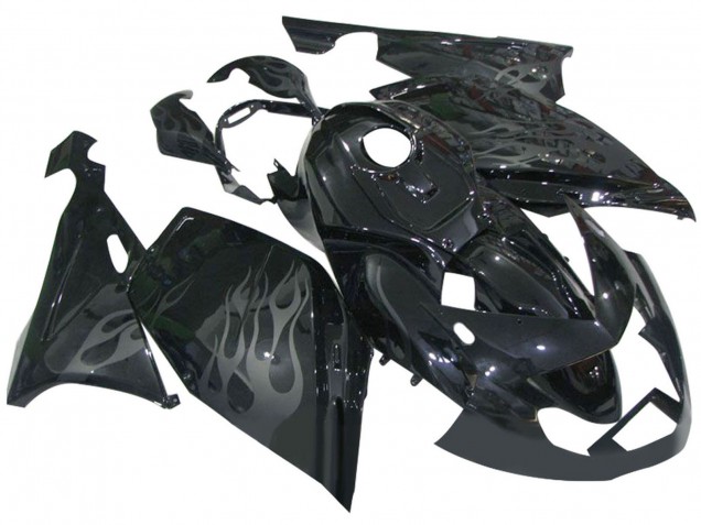 2005-2010 Glossy Black Grey Flame BMW K1200S Motorcycle Fairings Canada