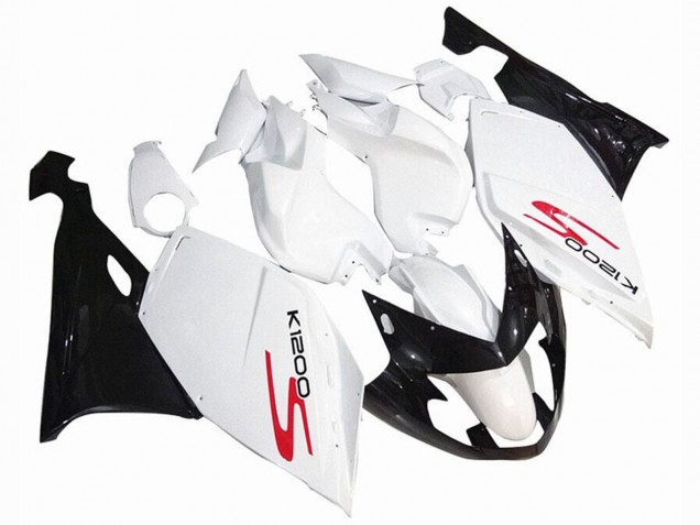 2005-2010 White Glossy Black BMW K1200S Motorcycle Fairings Canada