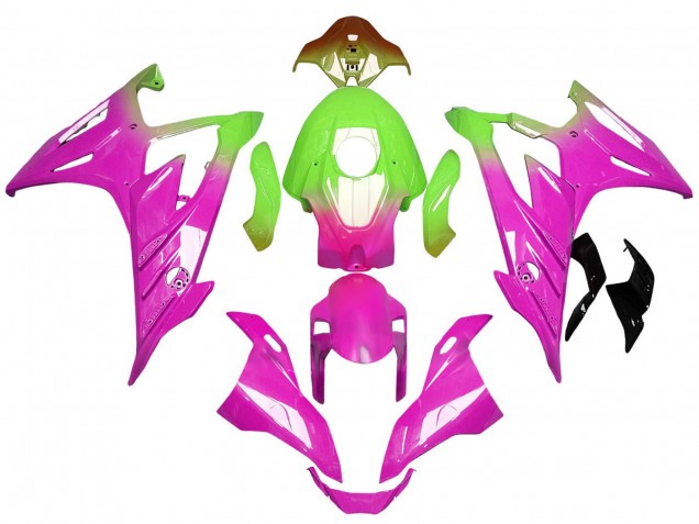2023-2024 Gradient Pink Lime Green BMW S1000RR Motorcycle Fairings Canada