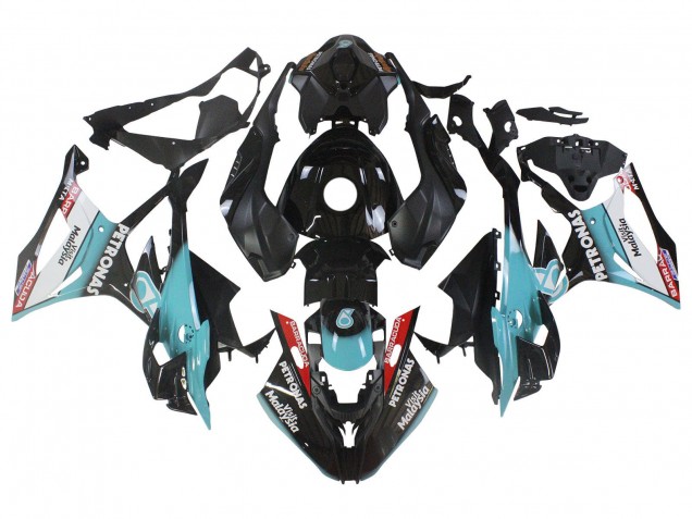 2023-2024 Light Blue Matte Black Petronas BMW S1000RR Motorcycle Fairings Canada
