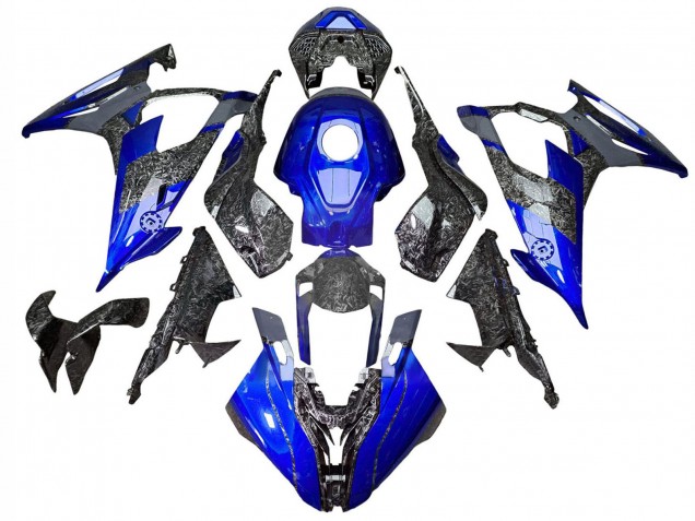 2019-2022 Blue Forged Carbon Fiber BMW S1000RR Motorcycle Fairings Canada