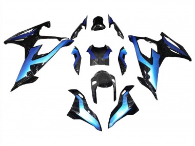 2019-2022 Black Gradient Blue BMW S1000RR Motorcycle Fairings Canada