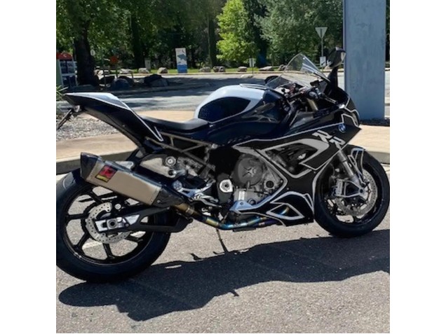 2019-2022 Black White BMW S1000RR Motorcycle Fairings Canada