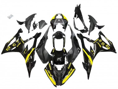 2019-2022 Glossy Black Yellow BMW S1000RR Motorcycle Fairings Canada