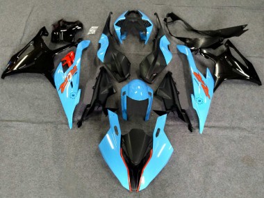 2019-2022 Black Light Blue BMW S1000RR Motorcycle Fairings Canada