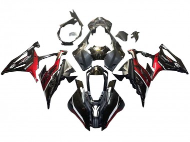 2019-2022 Black Dark Red BMW S1000RR Motorcycle Fairings Canada