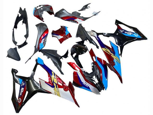 2019-2022 White Blue Red Black BMW S1000RR Motorcycle Fairing Canada
