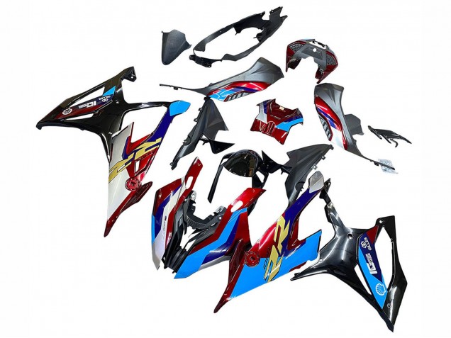 2019-2022 White Blue Red Black BMW S1000RR Motorcycle Fairing Canada