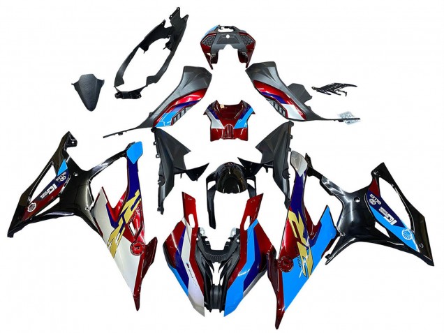 2019-2022 White Blue Red Black BMW S1000RR Motorcycle Fairing Canada