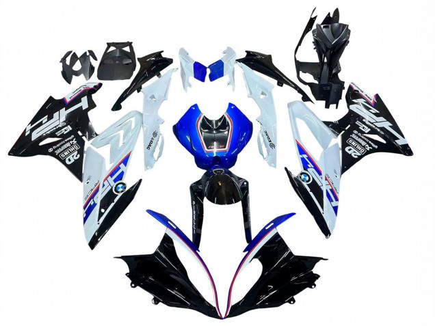2017-2018 White Blue Glossy Black BMW S1000RR Motorcycle Fairing Canada