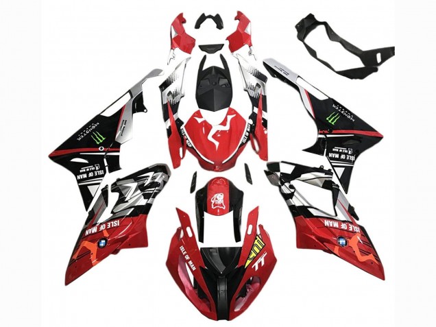 2017-2018 White Red Matte Black Green Monster BMW S1000RR Motorcycle Fairings Canada