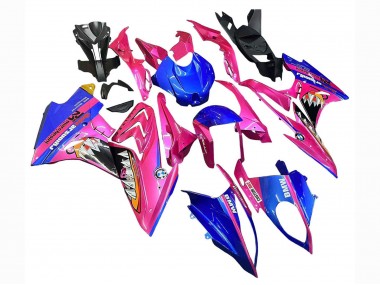 2017-2018 Pink Blue Yellow Shark BMW S1000RR Motorcycle Fairings Canada