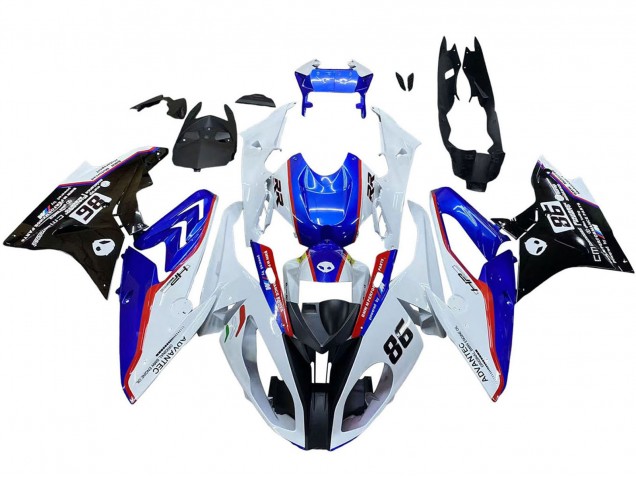 2017-2018 White Blue Red Glossy Black BMW S1000RR Bike Fairings Canada