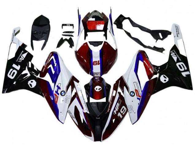 2017-2018 White Red Blue Black BMW S1000RR Motorcycle Fairings Canada