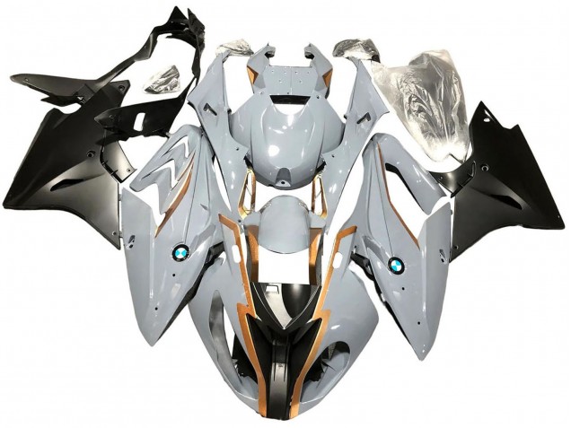 2017-2018 Nardo Grey Matte Black BMW S1000RR Motorcycle Fairings Canada