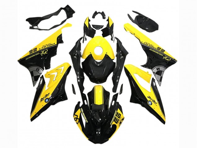 2017-2018 Yellow Black BMW S1000RR Motorcycle Fairings Canada