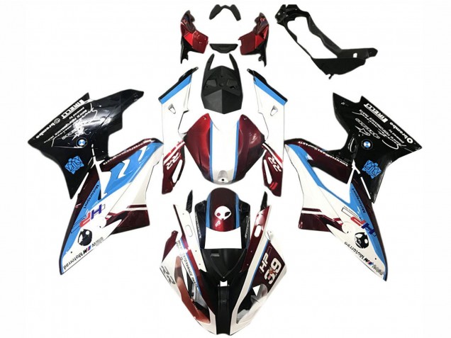 2015-2016 White Red Blue Glossy Black BMW S1000RR Bike Fairings Canada