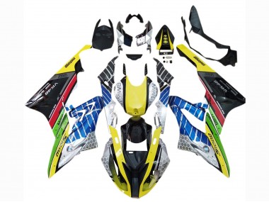 2015-2016 Yellow Blue Green Red Black VR 46 BMW S1000RR Motorcycle Fairings Canada