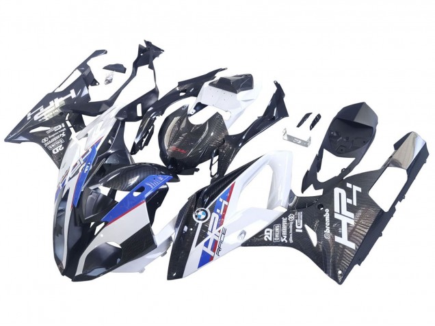 2015-2016 White Blue Black Carbon Fiber BMW S1000RR Motorcycle Fairings Canada
