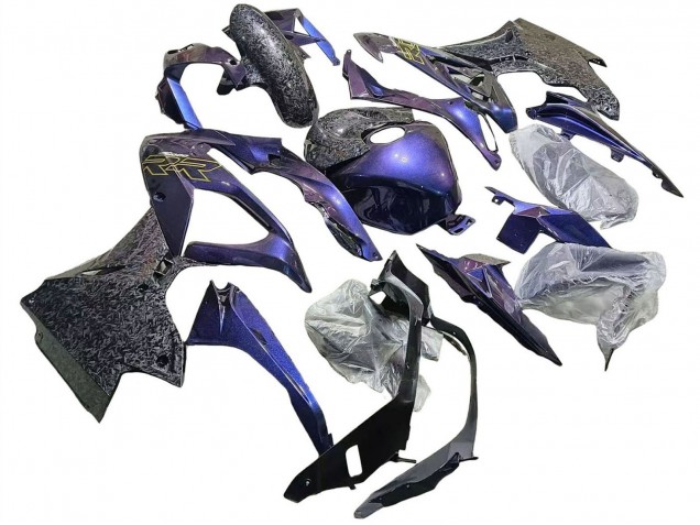 2015-2016 Gradient Puple Blue Forged Carbon Fiber BMW S1000RR Motorcycle Fairings Canada