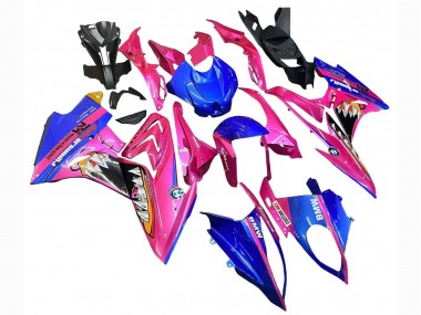2015-2016 Pink Blue Shark BMW S1000RR Motorcycle Fairings Canada