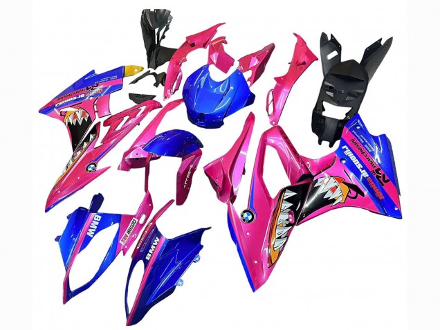 2015-2016 Pink Blue Shark BMW S1000RR Motorcycle Fairings Canada