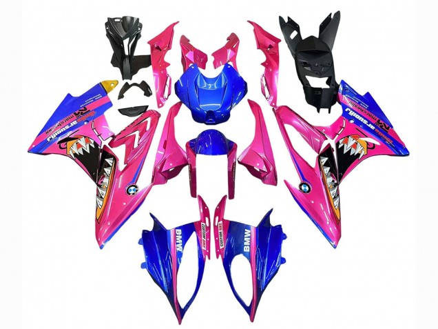 2015-2016 Pink Blue Shark BMW S1000RR Motorcycle Fairings Canada