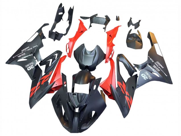 2015-2016 Matte Black Red BMW S1000RR Motorcycle Fairings Canada
