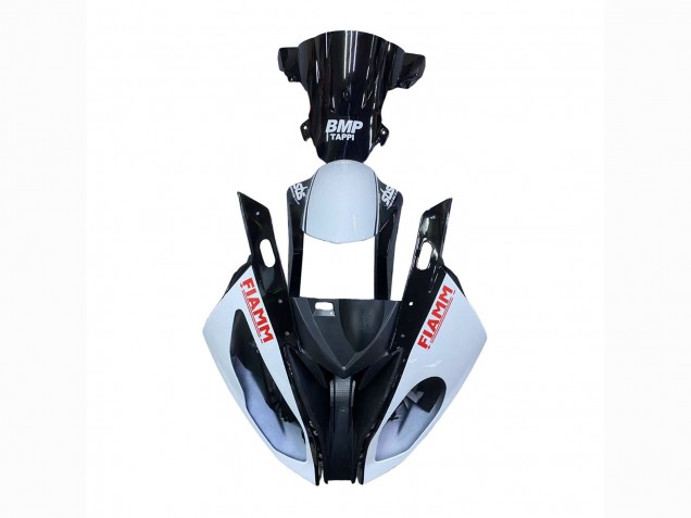 2015-2016 White Glossy Black Fiamm BMW S1000RR Motorcycle Fairings Canada