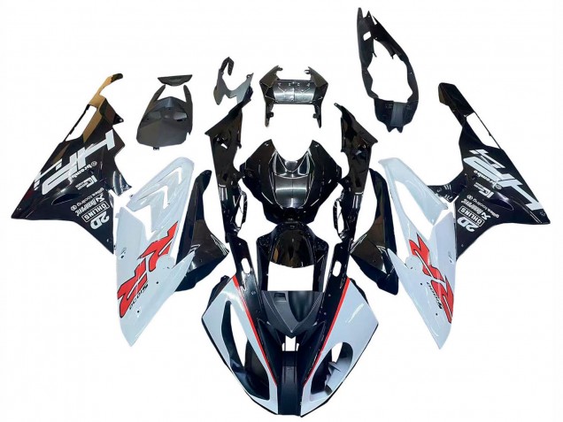2015-2016 White Glossy Black BMW S1000RR Motorcycle Fairings Canada