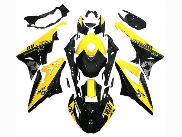 2015-2016 Yellow Black BMW S1000RR Motorcycle Fairings Canada