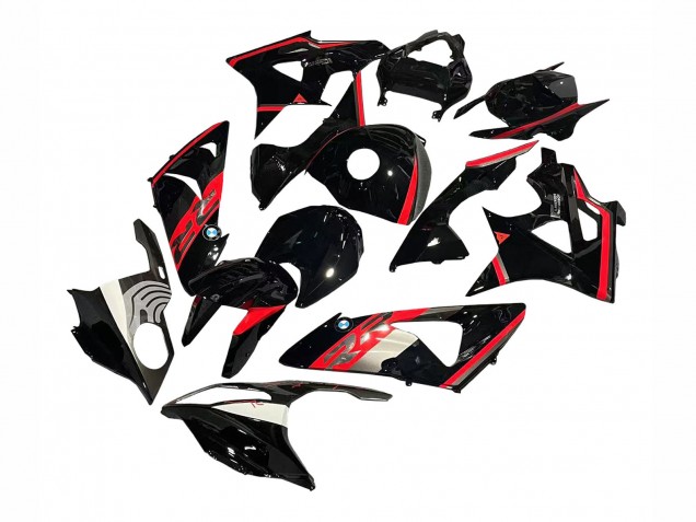 2009-2014 Red Glossy Black BMW S1000RR Motorcycle Fairing Canada