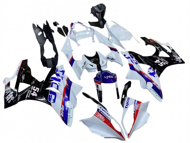 2009-2014 White Red Blue Black Tyco BMW S1000RR Motorcycle Fairings Canada