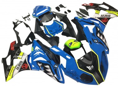 2009-2014 Blue Yellow Red Black Shark VR 46 BMW S1000RR Motorcycle Fairings Canada