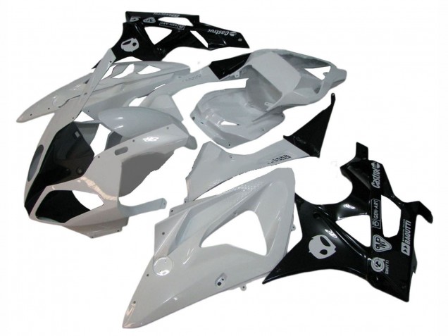 2009-2014 White Glossy Black BMW S1000RR Motorcycle Fairings Canada