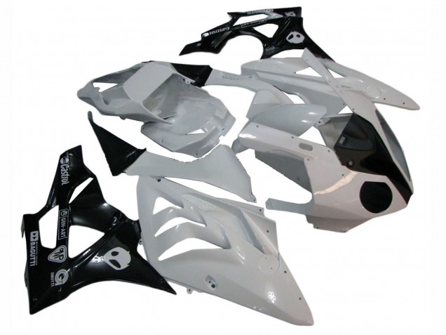 2009-2014 White Glossy Black BMW S1000RR Motorcycle Fairings Canada